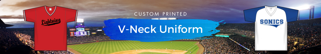 V-Neck Baseball Jerseys V-Neck Baseball Jerseys