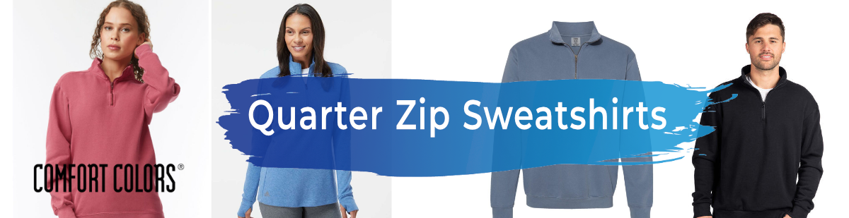 Quarter Zip Sweatshirts