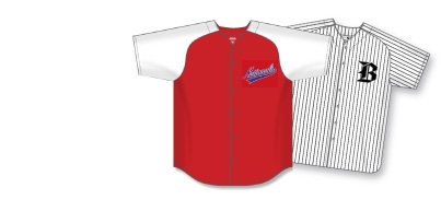Full-Button Baseball Jerseys