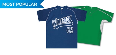 1 & 2-Button Baseball Jerseys